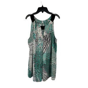 Sioni Blouse Womens XL Used Sleeveless Keyhole